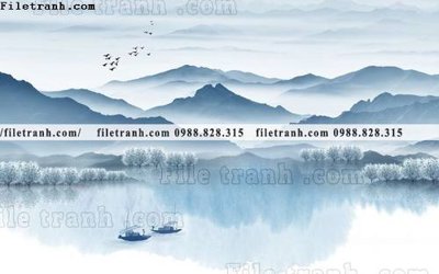 File gốc in ấn Phong canh thuy mac Trung Quoc 301 chất lượng vượt trội