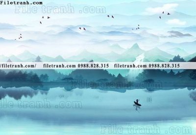 Tải file gốc Phong canh thuy mac Trung Quoc 308 dùng cho in ấn