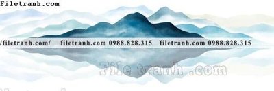 File gốc Phong canh thuy mac Trung Quoc 317 (in lụa) chi tiết cao