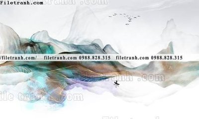 Tải file Phong canh thuy mac Trung Quoc 449 (ảnh gốc) in gạch 3D