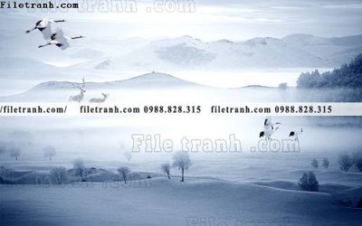 File gốc Phong canh thuy mac Trung Quoc 477 cho in ấn và thiết kế