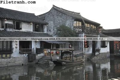 File tranh Phong canh toa nha co Zhang Jiangnan 126 (ảnh gốc) không bị mờ