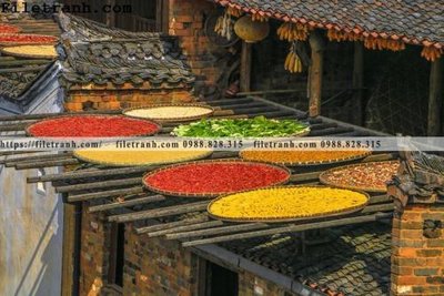 Mua file tranh gốc Phong canh toa nha co Zhang Jiangnan 177 tại Filetranh.com