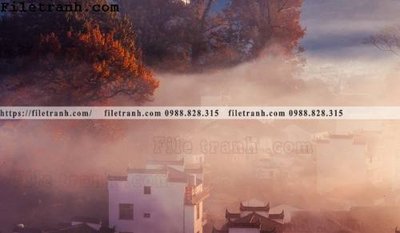 File in ấn chuyên nghiệp Phong canh toa nha co Zhang Jiangnan 184 (file gốc)