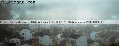 File tranh Phong canh toa nha co Zhang Jiangnan 189 (ảnh gốc) in trần 3D