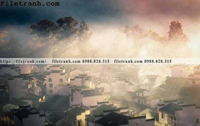 File tranh Phong canh toa nha co Zhang Jiangnan 203 (ảnh gốc) cho in ấn kỹ thuật số