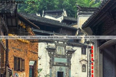 Tải file Phong canh toa nha co Zhang Jiangnan 209 (ảnh gốc) in gạch 3D
