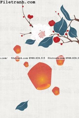 File tranh Phong tuc dan gian Trung Quoc moi 220 (bản gốc) in lụa 5D