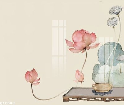 File tranh File gốc in tranh tổng hợp Q10589 (bản gốc) in lụa 5D