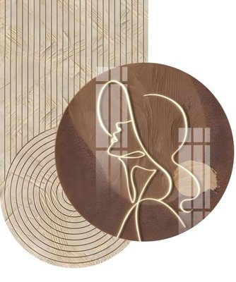 File tranh File gốc in tranh tổng hợp Q11089 (gốc) phong cách tối giản