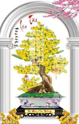 File in trần File gốc in tranh tổng hợp Q11802 (bản gốc) phong cảnh