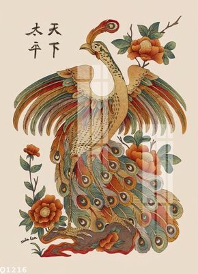 Chi tiết file tranh tráng gương File gốc in tranh tổng hợp Q1216 (ảnh gốc)