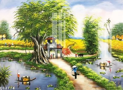 File tranh gốc File gốc in tranh tổng hợp Q12774 (bản quyền) độc đáo