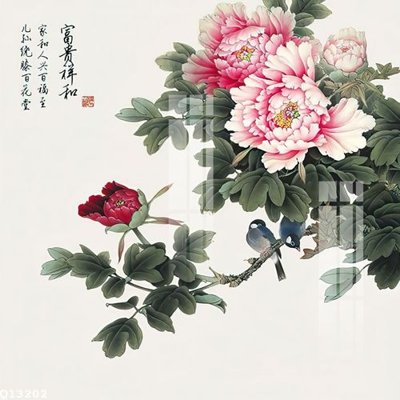 File gốc File gốc in tranh tổng hợp Q13202 (in tráng gương) hiện đại