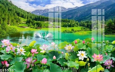 File in ấn File gốc in tranh tổng hợp Q15520 (bản gốc) chất lượng cao