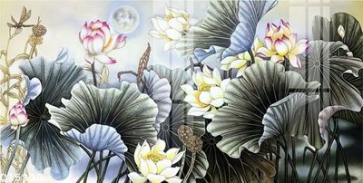 File in trần File gốc in tranh tổng hợp Q15930 (bản gốc) phong cảnh