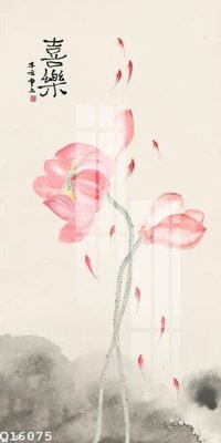 Ảnh gốc File gốc in tranh tổng hợp Q16075 (độ nét cao) in tráng gương