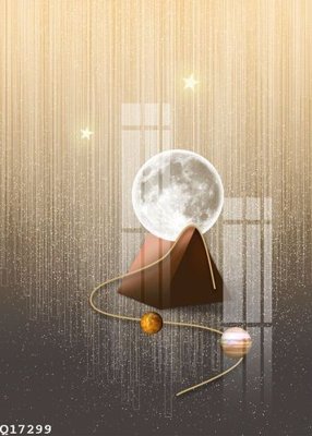 Ảnh gốc File gốc in tranh tổng hợp Q17299 (độ nét cao) in tráng gương