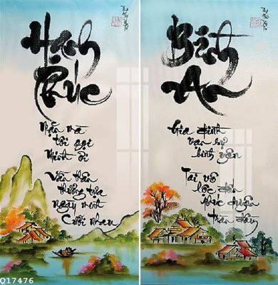 File tranh File gốc in tranh tổng hợp Q17476 (bản gốc) treo quán cafe