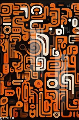 File tranh File gốc in tranh tổng hợp Q17818 (gốc) phong cách tối giản