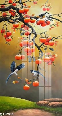 File in trần File gốc in tranh tổng hợp Q18206 (bản gốc) phong cảnh