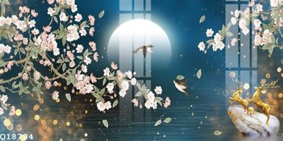 File gốc File gốc in tranh tổng hợp Q18704 (in 3D) cho trang trí