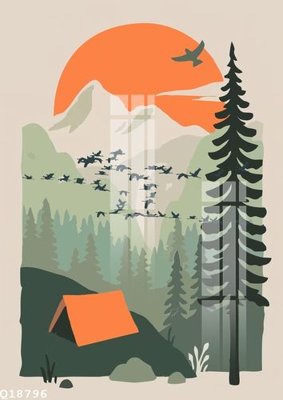 File tranh File gốc in tranh tổng hợp Q18796 (ảnh gốc) in trần 3D