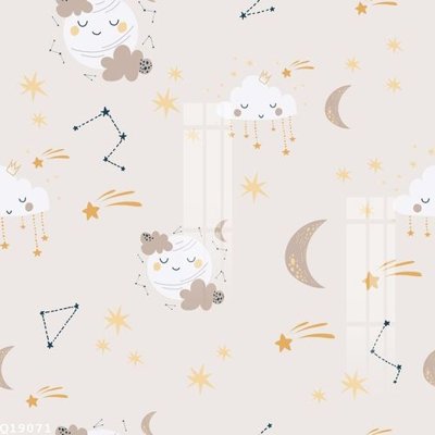 File tranh gốc in trần nhà File gốc in tranh tổng hợp Q19071 3D