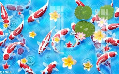 File tranh File gốc in tranh tổng hợp Q1968 (bản gốc) in lụa dán tường