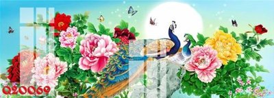 File gốc File gốc in tranh tổng hợp Q20069 (in 3D) cho trang trí