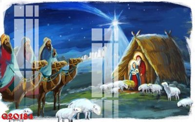 File tranh File gốc in tranh tổng hợp Q20184 (gốc) phong cách tối giản