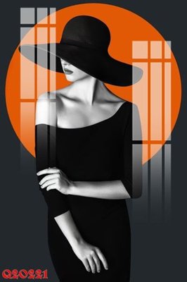 File tranh File gốc in tranh tổng hợp Q20221 (gốc) phong cách tối giản