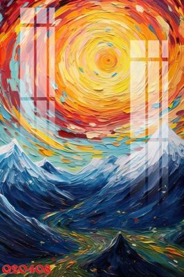 File PSD File gốc in tranh tổng hợp Q20408 (gốc) cho designer