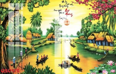 File gốc File gốc in tranh tổng hợp Q20572 (in tráng gương) sang trọng