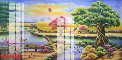 File gốc File gốc in tranh tổng hợp Q20582 (in tráng gương) nghệ thuật