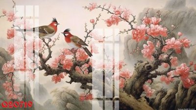 File tranh PSD File gốc in tranh tổng hợp Q20719 chất lượng cao