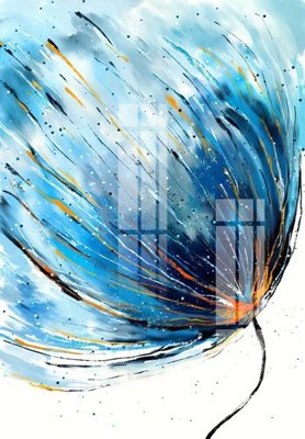 File in trần File gốc in tranh tổng hợp Q2095 (bản gốc) phong cảnh