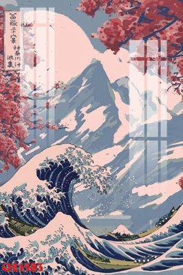 File tranh gốc in trần nhà File gốc in tranh tổng hợp Q21583 3D