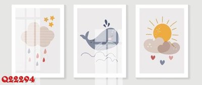 File gốc File gốc in tranh tổng hợp Q22294 (phong cách) tối giản