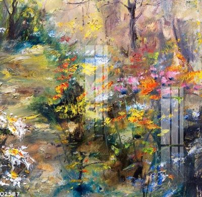 File gốc File gốc in tranh tổng hợp Q2587 (in tráng gương) hiện đại