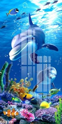 File in trần File gốc in tranh tổng hợp Q3231 (bản gốc) mây trời