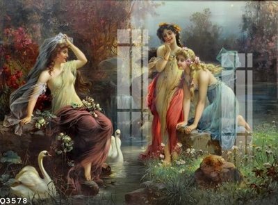 Download file gốc File gốc in tranh tổng hợp Q3578 (in lụa) tranh 3D