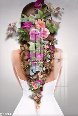 File tranh gốc in trần nhà File gốc in tranh tổng hợp Q3894 3D