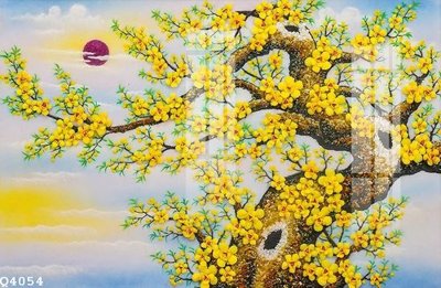 File PSD File gốc in tranh tổng hợp Q4054 (bản gốc) đã tách nền