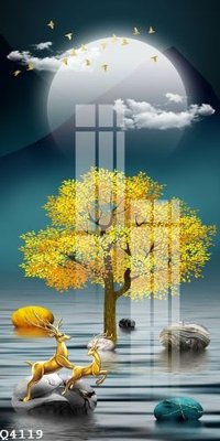 File gốc File gốc in tranh tổng hợp Q4119 (cho in 3D) độc đáo