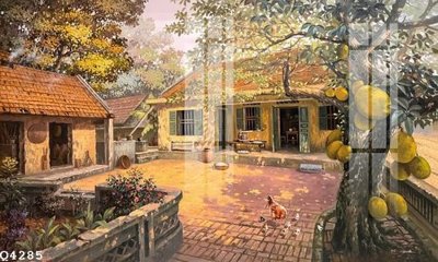 File gốc File gốc in tranh tổng hợp Q4285 (trang trí) phòng ngủ