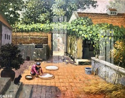 File tranh File gốc in tranh tổng hợp Q4286 (bản gốc) treo phòng ăn