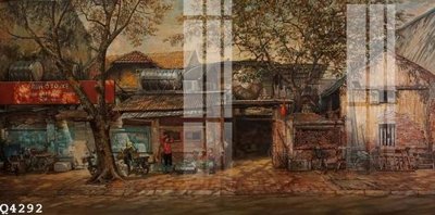 Ảnh gốc File gốc in tranh tổng hợp Q4292 (nét căng) in mica