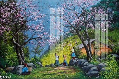 File in lụa File gốc in tranh tổng hợp Q4321 (phong cảnh) File gốc in tranh tổng hợp Q4321