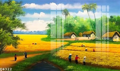 File gốc File gốc in tranh tổng hợp Q4322 (AI/EPS) cho in ấn